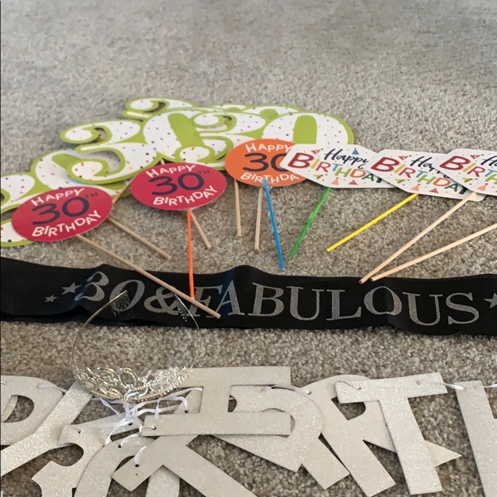 30th birthday decor!